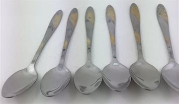 Kitchen High Quality Cultery Stainless Steel Teaspoons 6 pcs. 