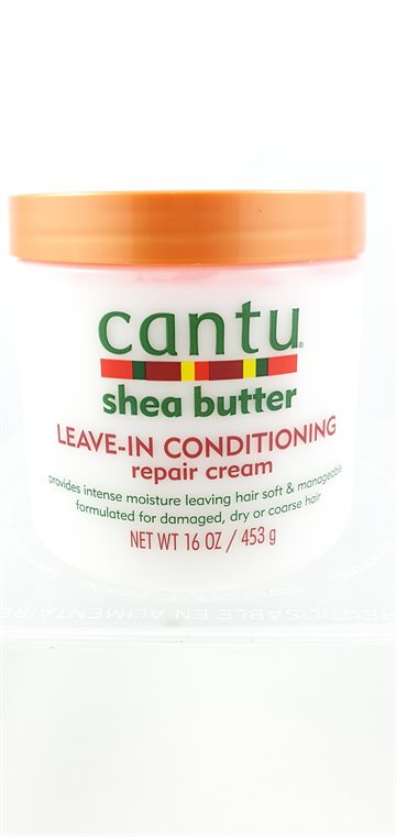 Cantu Natural Hair. Leave in Conditioning Repair Cream Shea Butter 453 G.