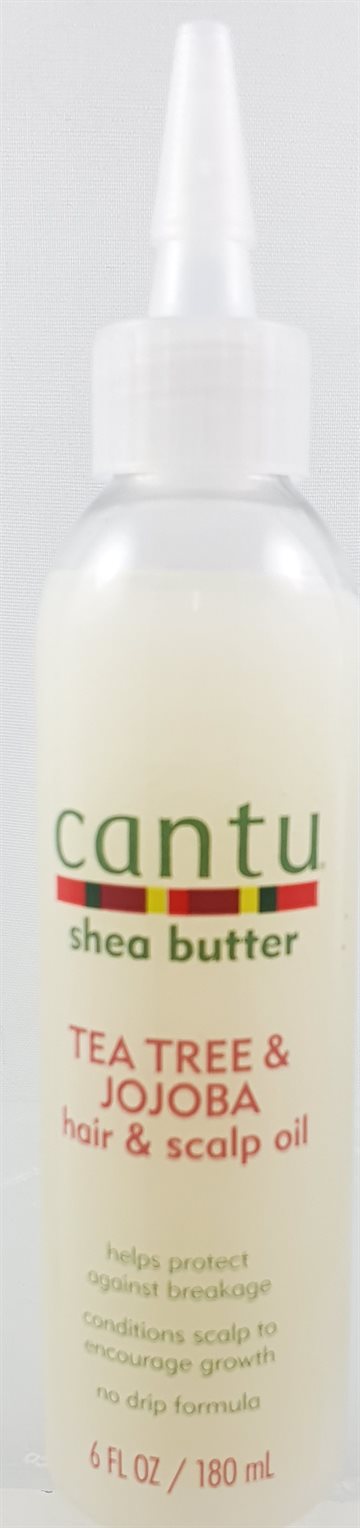 Cantu Shea Butter For Natural Hair Tea Tree & Jojoba Hair & Scalp Oil 180 ml. (UDSOLGT)