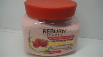 Reborn Raspberry  (Hindbær) Scrub for Face 500gr
