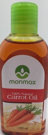 100% Natural Carrot Hair Oil Morimax 150 Ml. (UDSOLGT)
