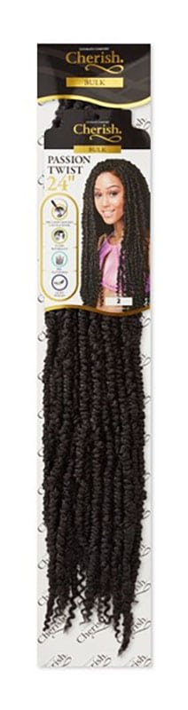 Cherish - Curly Synthetic hair in Passion Bulk colour 2 - 24" ca. 60cm.