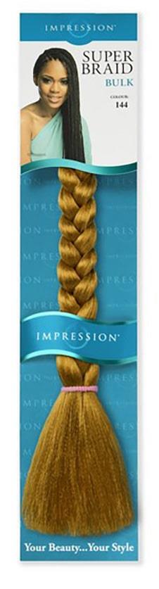Impression Super Braid Bulk hår ca. 200 g. Farve 144