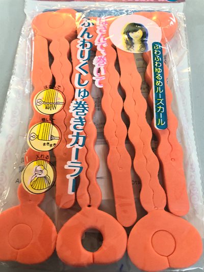 Spong Hair Rollers 22 Cm. Long 6 pices